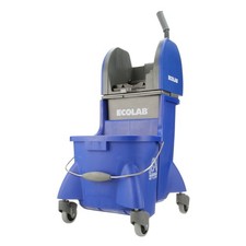 Ecolab 92222895 Duraloc Blue Mop Bucket