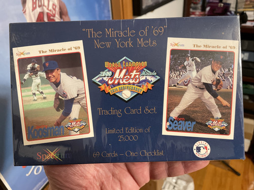 The Miracle of 69 New York Mets Spectrum Sealed Box Set + 2024 more HR Lindor - Picture 2 of 7