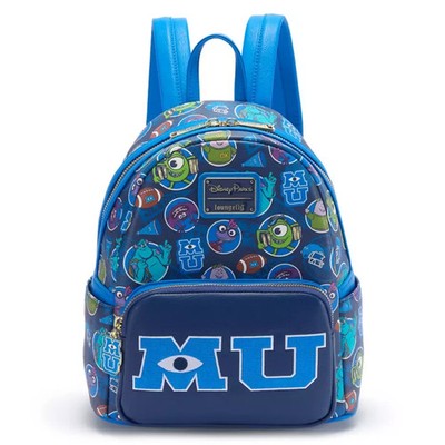 Disney Parks x Loungefly Monsters University Mini Backpack Bag NWT