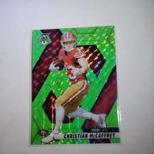 2025 Panini Mosaic - Christian McCaffrey Mosaic Green Fluorescent Prizm 10/10