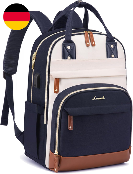 Lovevook Rucksack Damen,Schulrucksack Teenager MäDchen Mit Vielen FäChern-image