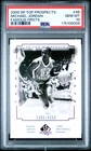 2000 UPPER DECK SP TOP PROSPECTS FAMOUS FIRSTS #46 MICHAEL JORDAN /3000 PSA 10