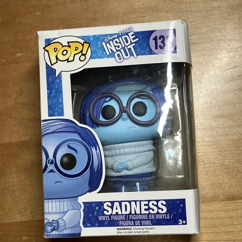 Sadness #133 ~ Funko Pop Disney Pixar Inside Out in Protector