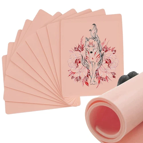 10pcs 3mm Tattoo Fake Skin Tattoo Practice Skin Thick 8x6'' Blank Supplies image 10