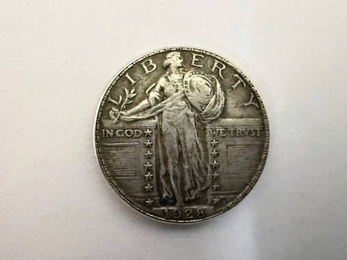 1928 Standing Liberty Quarter 25 “Very Fine”