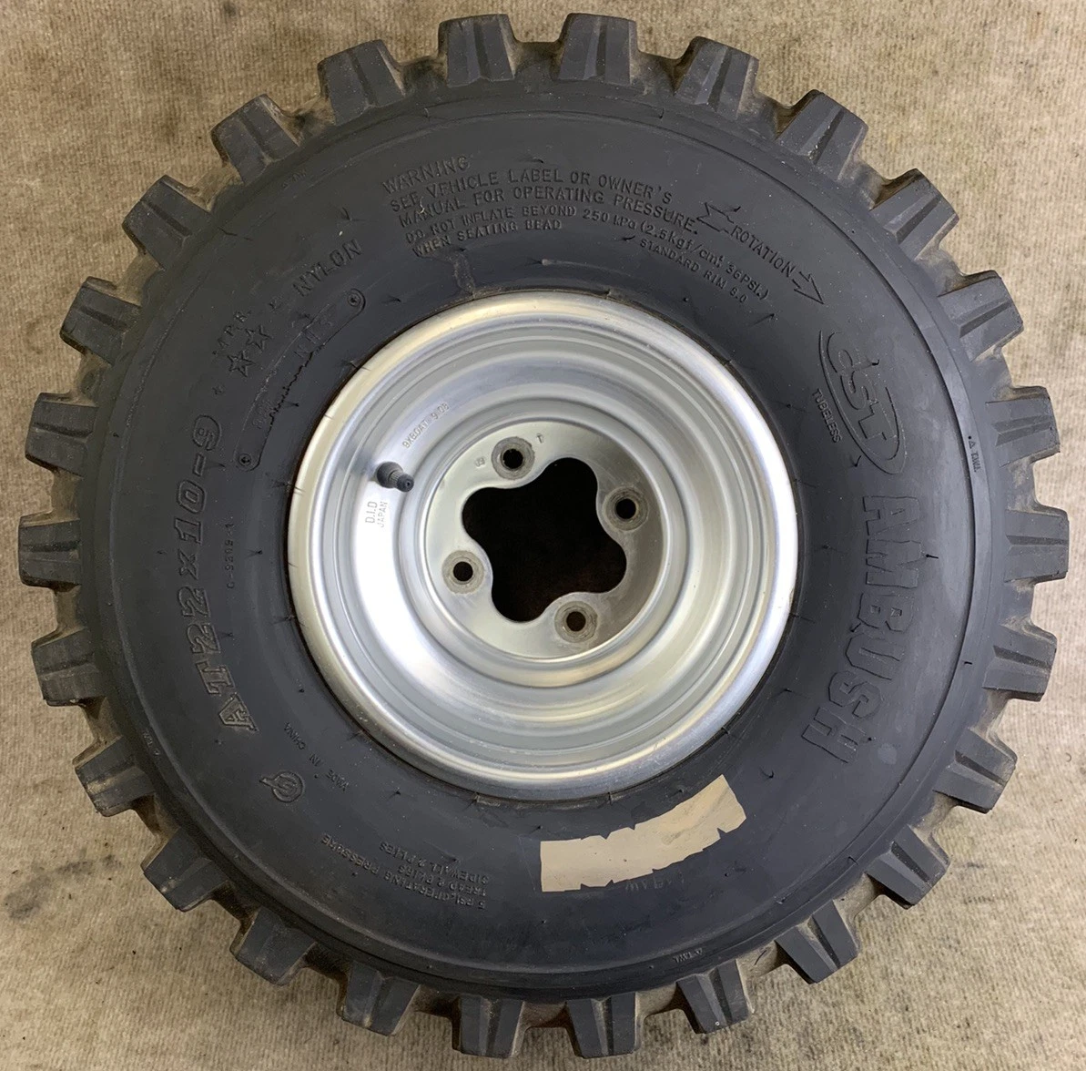 Honda TRX450 ER TRX 450er 09 2009rear rim back wheel tire 9x8 4x110 20x11x9 #2