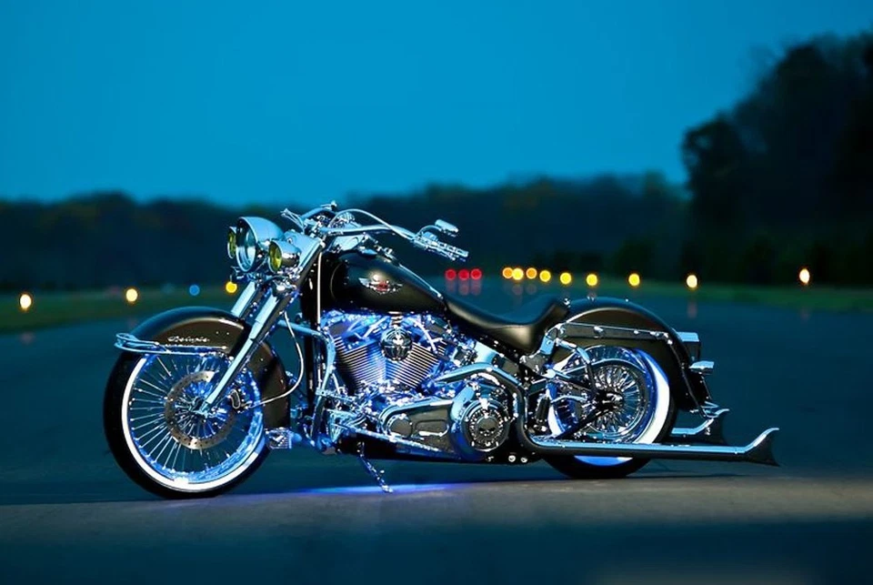 For Harley-Davidson Road King 2006-2013 Burly Brand Fork Lowering Kit Foto 3 de 3