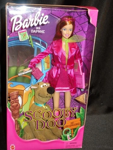 2002 Barbie DAPHNE FROM SCOOBY-DOO Cartoon Network Pink Dress #55887 NRFB