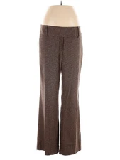 AB Studio Women Brown Dress Pants 10