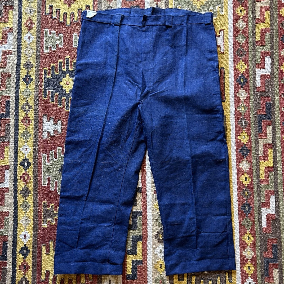 【40's】France Linen Slacks ヴィンテージ 40's】France Linen Slacks ヴィンテージ 30〜40's french vintage