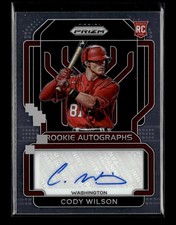 2022 Panini Prizm #RA-CY Cody Wilson Rookie Autographs