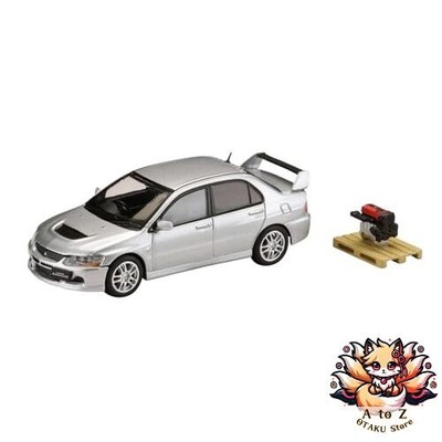 NEU HJ64 1/64 Mitsubishi Lancer Evolution 9 GSR mit Motor Vitrinenmodell Cool