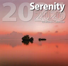 2026 Serenity 16-month (Sept 2025 - Dec 2026) 12"x12" Wall Calendar