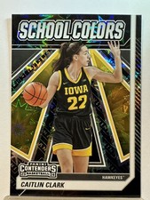 2024 Panini Caitlin Clark Collection #SC1 School Colors Panini Logo Foil Rookie