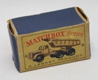 Matchbox Toys Lesney 6c Euclid Quarry Dump Truck original Box