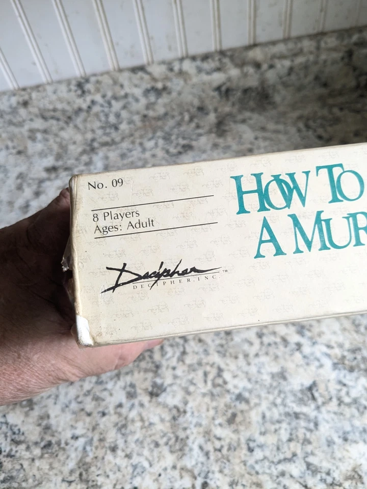 How To Host A Murder The Last Train From Paris Murder Mystery VTG 1985 Game NEW - Image 3 of 4