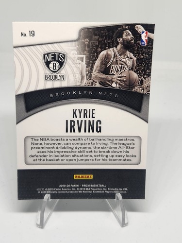 Carta NBA Kyrie Irving 2019-20 Panini Prizm Dominance Celtics Nets #19 - Foto 2 di 2