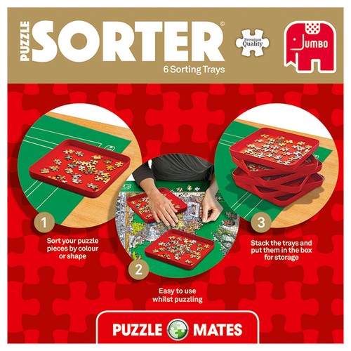 Puzzle Mates Sorting Tray - Save Space, Store and Organise Your puzzle Pieces - Picture 3 of 5