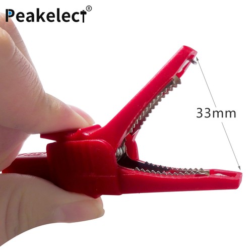 10PCS Heavy Duty Alligator Clip Insulated Crocodile Clip with 4mm Banana Socket - Picture 7 of 9