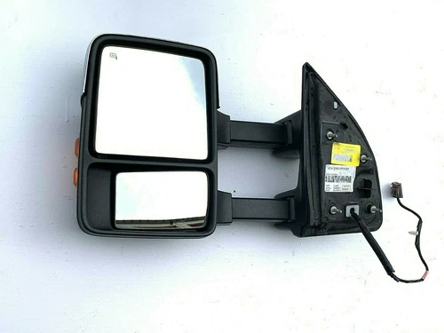 2009-2012 FORD SUPER DUTY POWER HEATED TOW MIRROR FOR DRIVER SIDE OEM CHROME