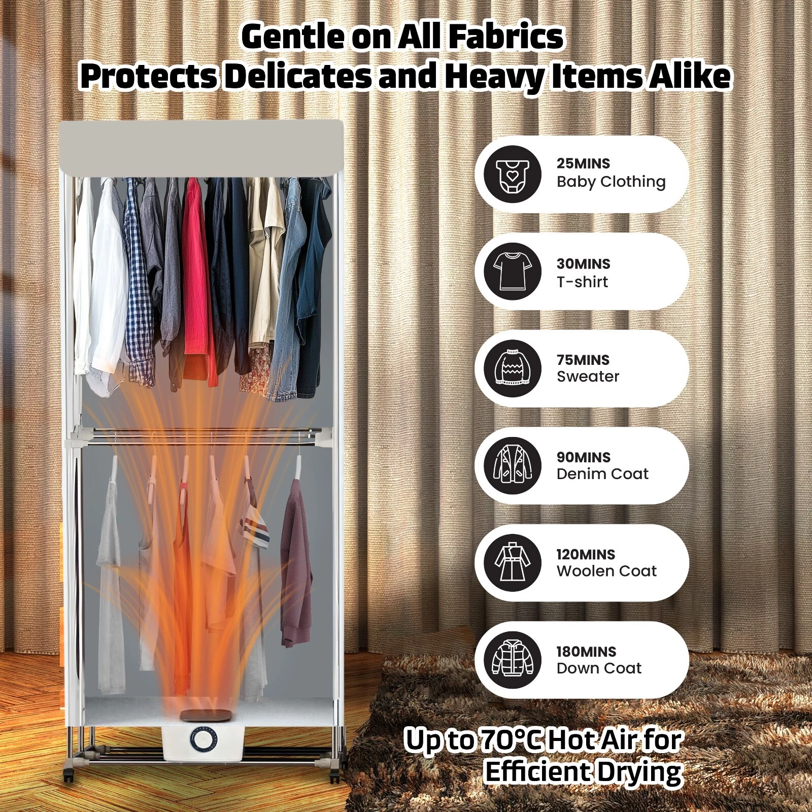 PowerDri 2-Tier Electric Clothes Dryer