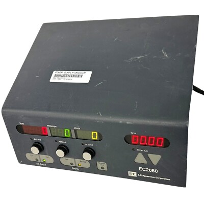 E-C Apparatus Corparation EC2060 FBS Electrophoresis Power Supply, Tested