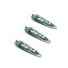 3 Pcs Metal Slanted Edge Nail Cutting Clippers Pedicure Manicure Tools