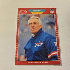 Free Same Day Shipping w/Tracking 1989 Pro Set - #34 Marv Levy Pack Fresh