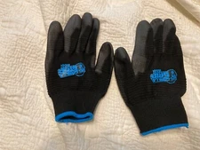 Gorilla Grip Large TRAX Extreme All Terrain Grip Work Gloves Black 25487