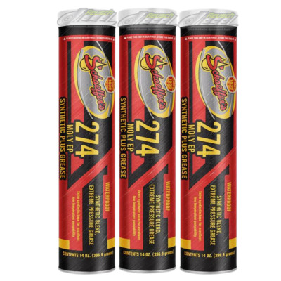 Schaeffer's Oil Moly EP Synthetic Plus Waterproof Grease (3 Tubes) #274 NLGI#0