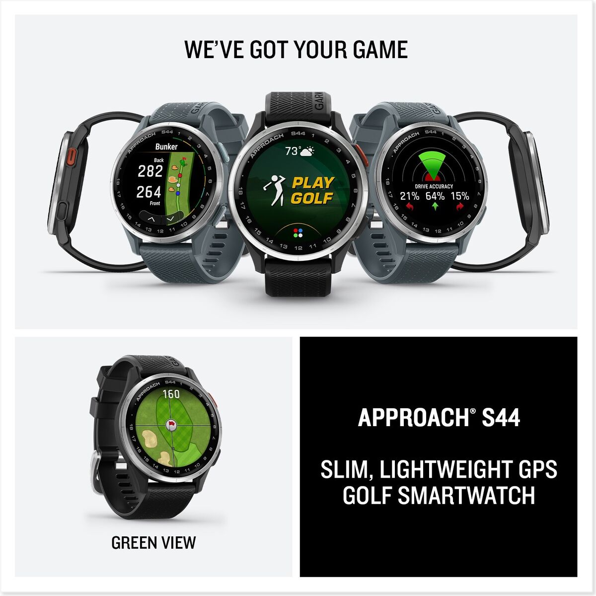Garmin Approach S44 GPS Golf Smartwatch (Various Colors) | eBay Garmin Approach S44 GPS Golf Smartwatch (Various Colors) | eBay