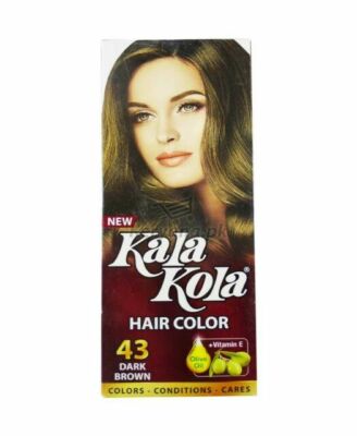 Kala Kola Haarfarbe - natürlich schwarz, hell & dunkelbraun mit Olivenöl + Vitamin E