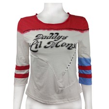 Cosplay Escuadrón Suicida Harley Quinn Camiseta Papá Lil Monstruo Disfraz Halloween