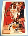 Jason Terry Atlanta Hawks 2000 U.D. #31 Autographed Basketball Card