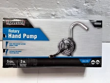 Traveller Rotary Pump Cast Iron Rotary Action Barrel Pump Ideal for Cars 5 Gal