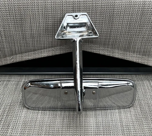 FORD 1964-66 MUSTANG COUPE GENUINE CHROME REAR VISION MIRROR!! P.N.C6OB-17696-A