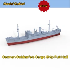 MRY-SFW 1/350 Military Model Kit German Goldenfels Cargo Ship Full Hull