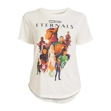 NO TAGS Marvel Eternals Juniors T-Shirt Cream XS