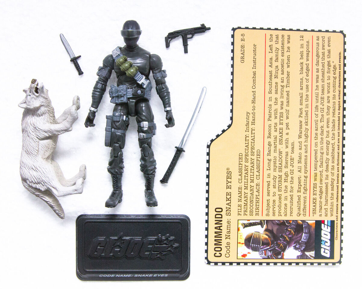 2007 Hasbro G.I. Joe 25th Anniversary SNAKE EYES v29 Figure 2007 Hasbro G.I. Joe 25th Anniversary SNAKE EYES v29 Figure