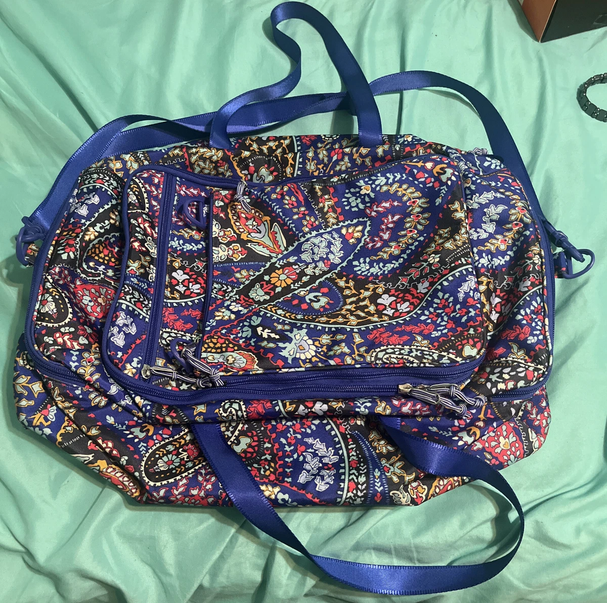Vera bradley lighten top up convertible travel bag