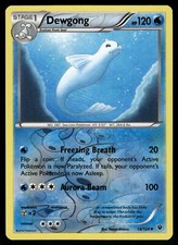 Dewgong Reverse Holo 16/124 XY - Fates Collide Pokemon Card