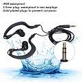 Neu Schwimmen Kopfhörer 3.5mm Stecker Wasserdichte Leitung Kopfhörer Mit Ersatz - Picture 10 of 21