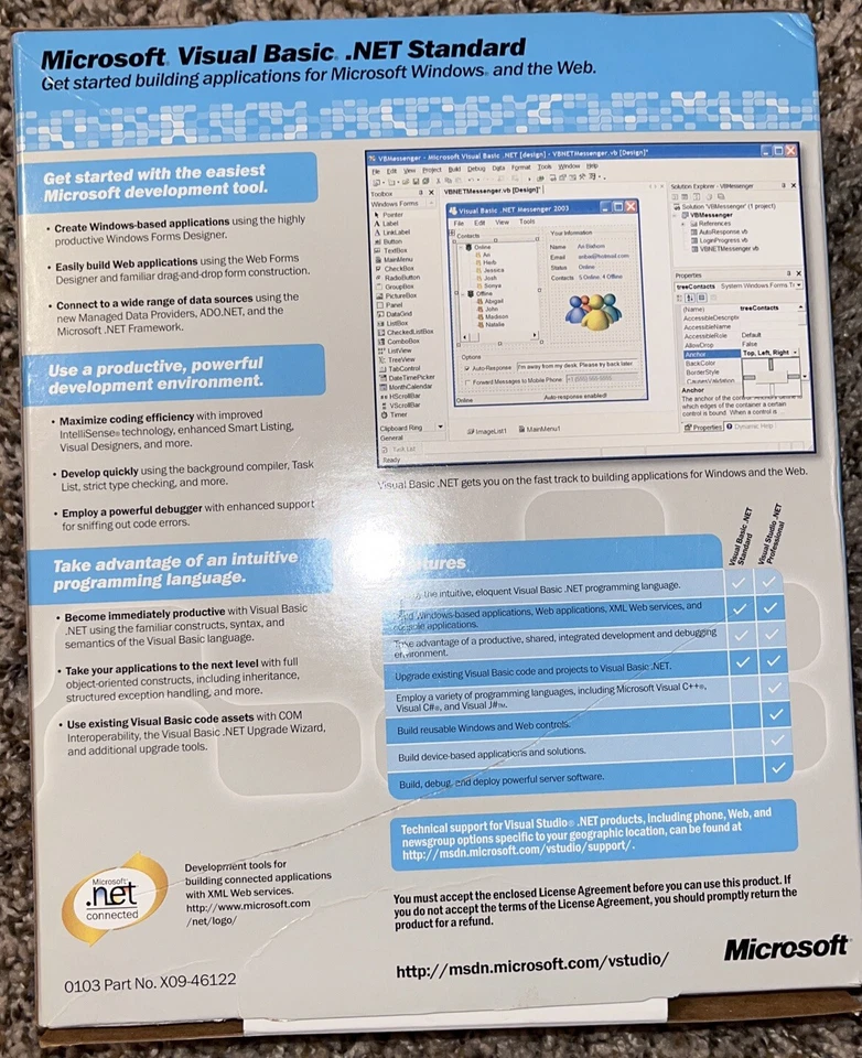Microsoft Visual Basic .NET Standard 2003 - Image 2 of 3