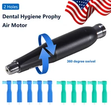 SANDENT Dental Hygiene Prophy Handpiece 2Holes/ Prophy Angles 360° Swivel SA