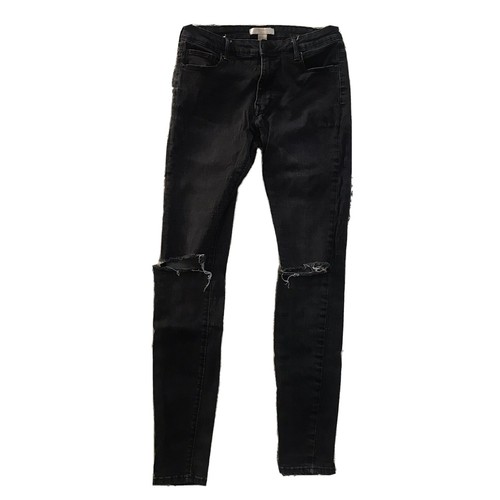 Forever 21 black ripped skinny jeans | eBay