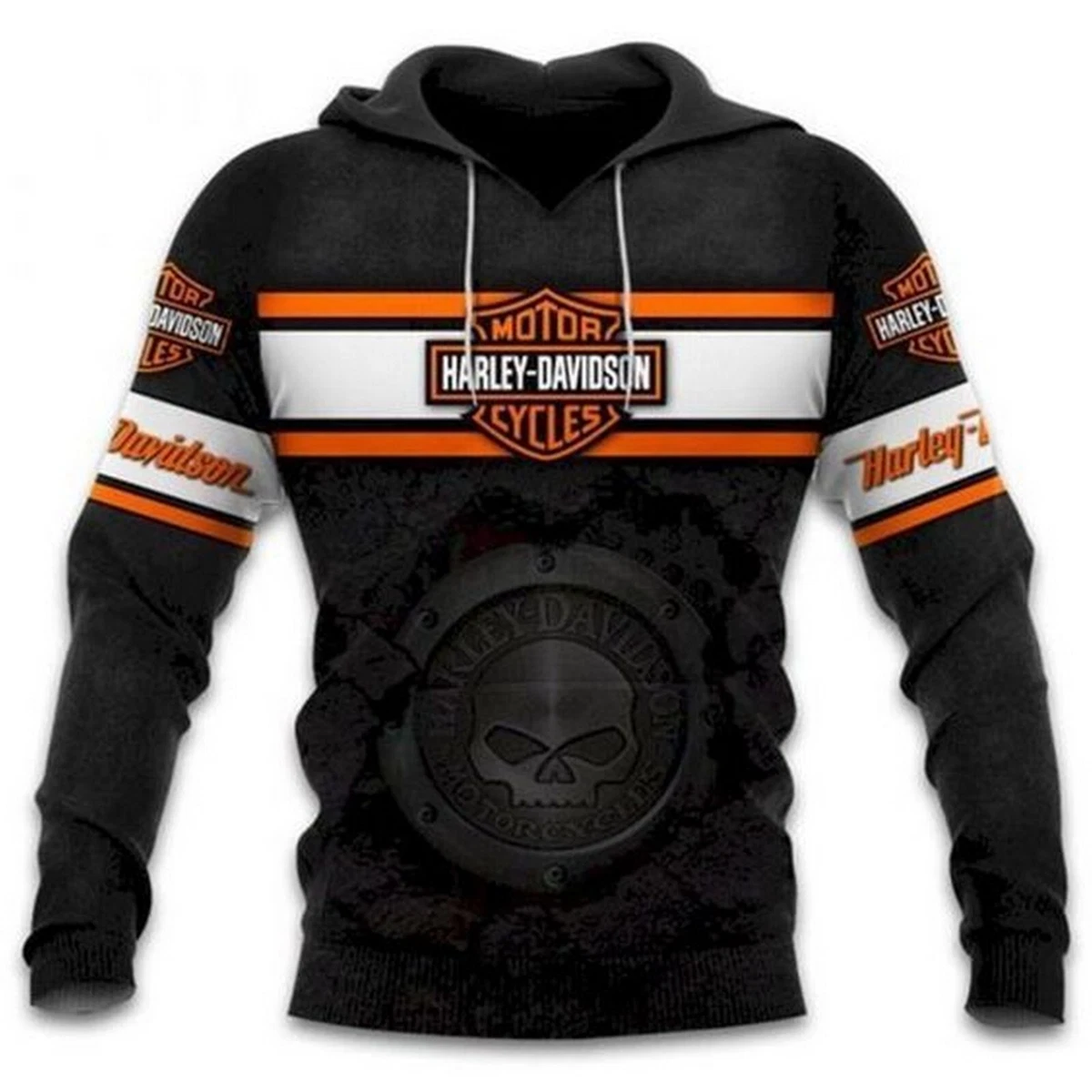 Harley davidson cheap skull sweatshirt
