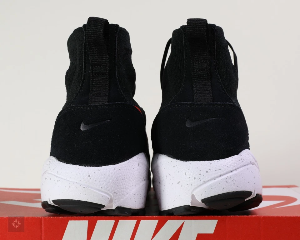 Nike Air Footscape Magista Flyknit Red Black Shoes Mens Size 10-12 (816560-002) - Image 3 of 4