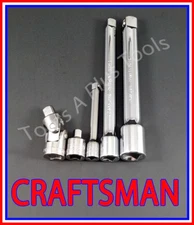 CRAFTSMAN HAND TOOLS 5pc ratchet wrench socket extension universal adapter set