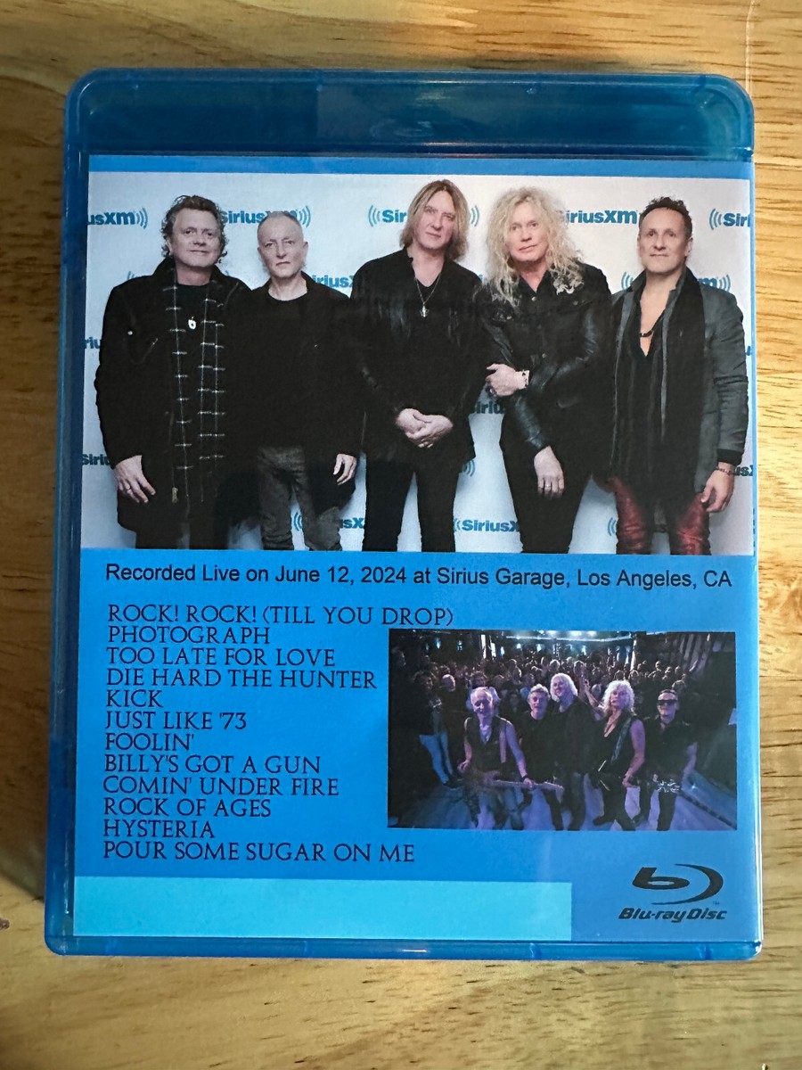 Def Leppard - Live at the Garage 2024 Blu-ray Live Joe Def Leppard - Live at the Garage 2024 Blu-ray Live Joe