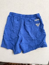 Columbia Men's Water Swim Shorts Blue UPF 50 Omni Shade Quick Dry Small